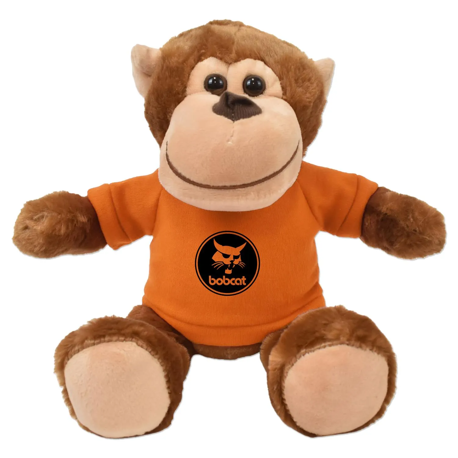 Plush Monkey Milo Brown Soft Cuddly Polyester - 11 in - product view 7