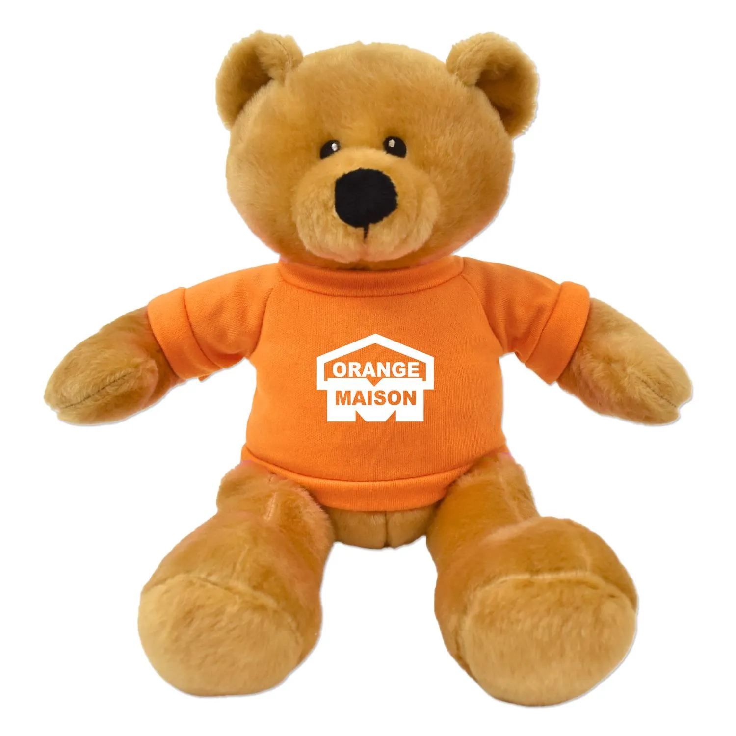 Plush Bear Sammy Soft Huggable Brown Polyester - 11 in - product view 7