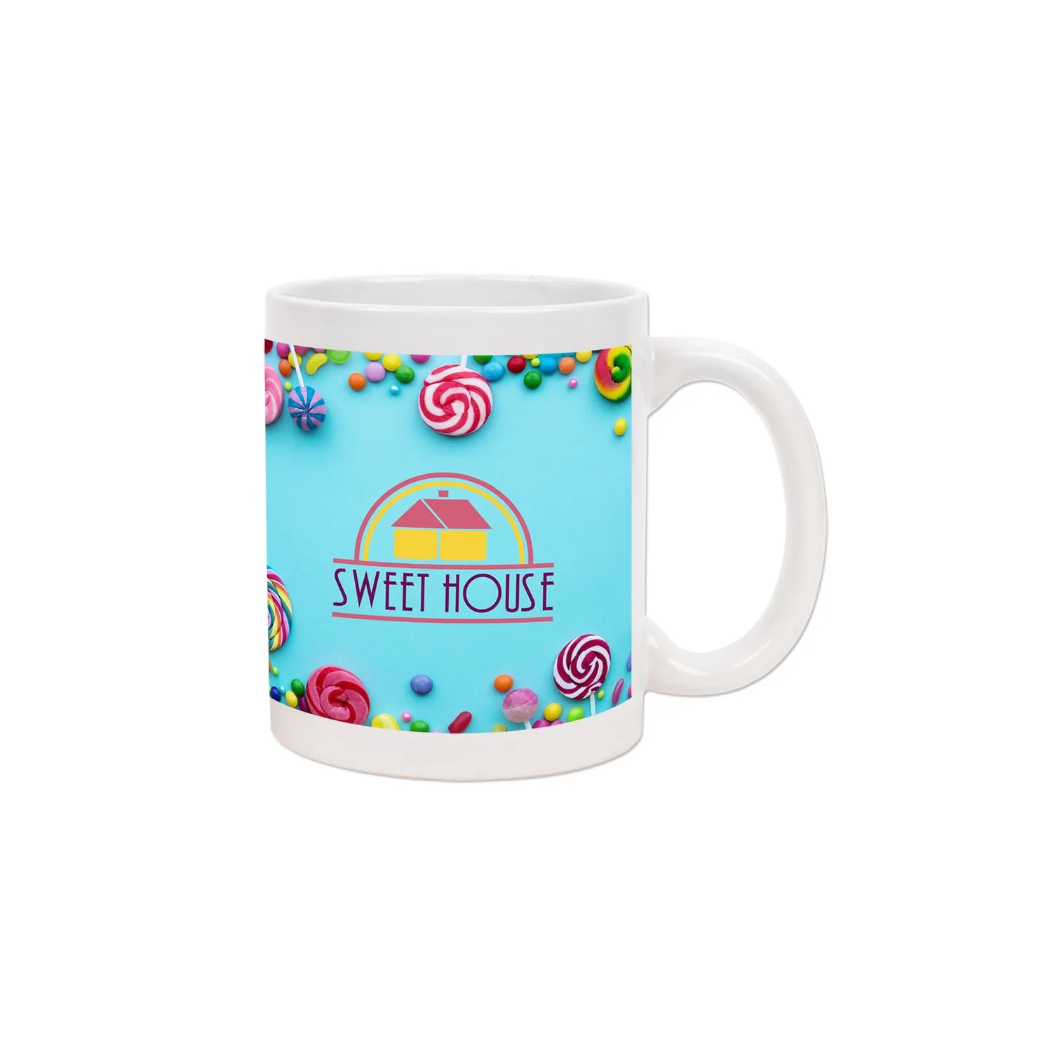 Coffee Mug Ceramic Full Color Wrap Print - 11 oz