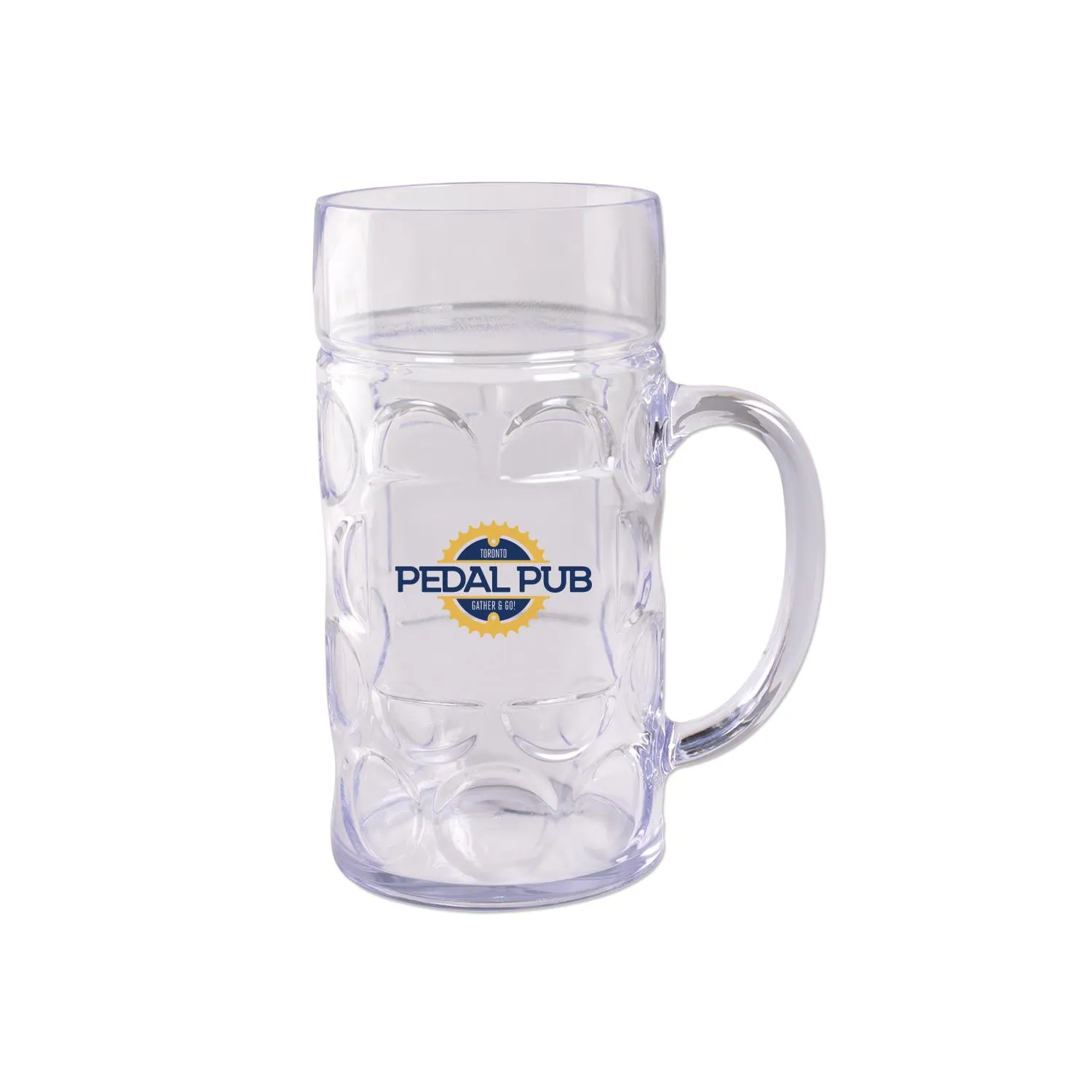 Beer Mug German Style Oktoberfest Plastic - 1/2 Liter