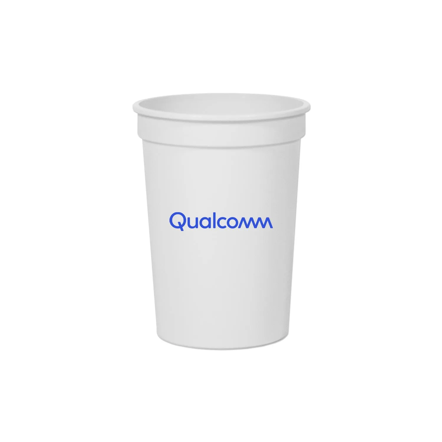 Stadium Cup Smooth White Polypropylene Keepsake - 12 oz