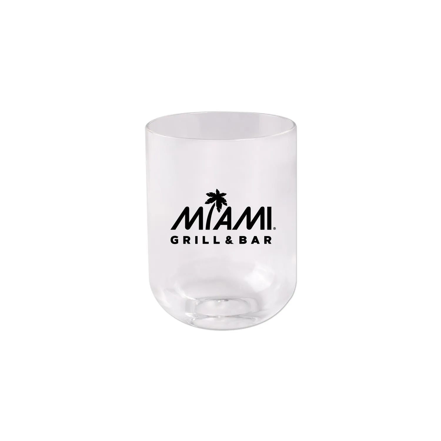Stemless Wine Tumbler Crystal Clear Acrylic - 12 oz