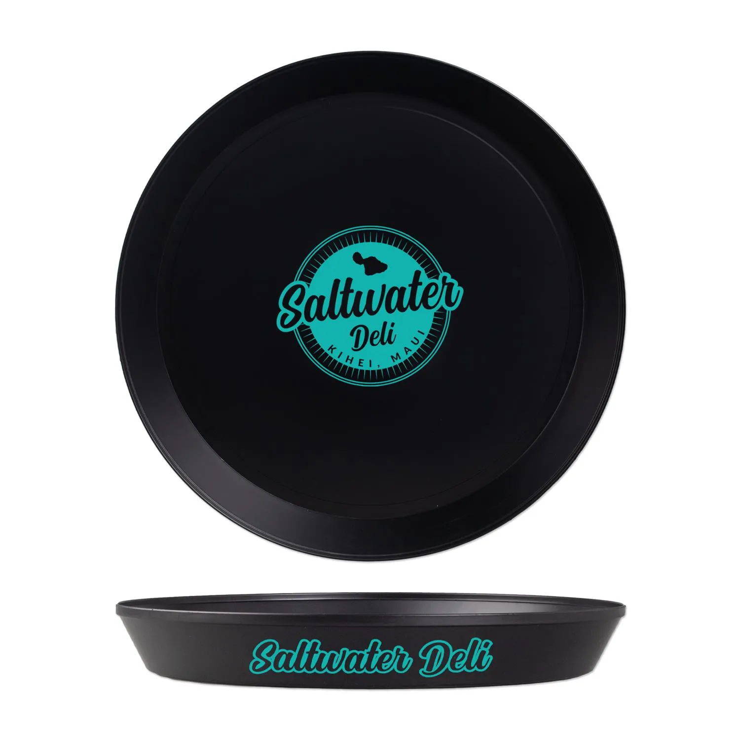 Round Serving Tray Durable High Quality Display - 13 in - product view 3