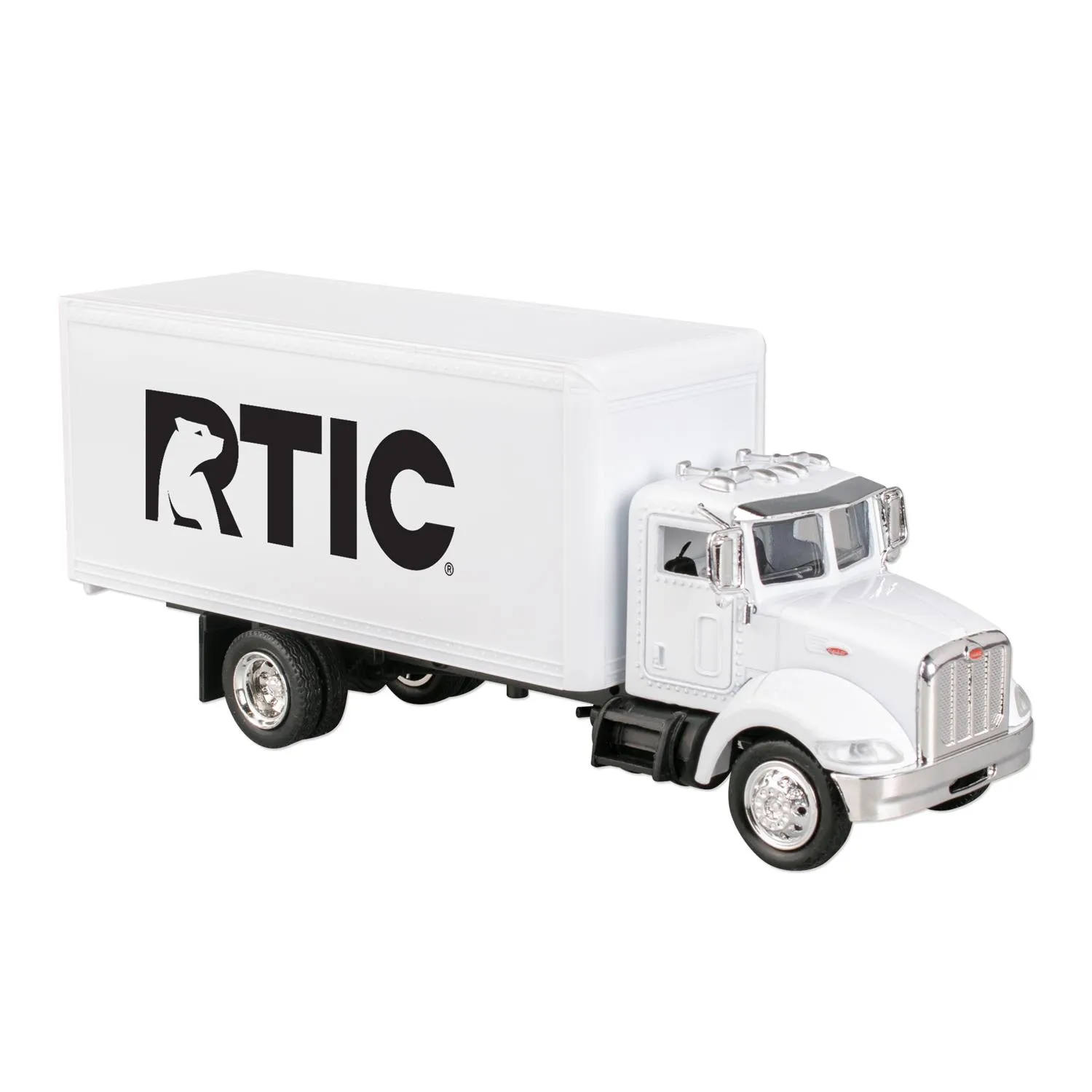 Die Cast Box Truck Model Peterbilt Opening Doors - 1:43