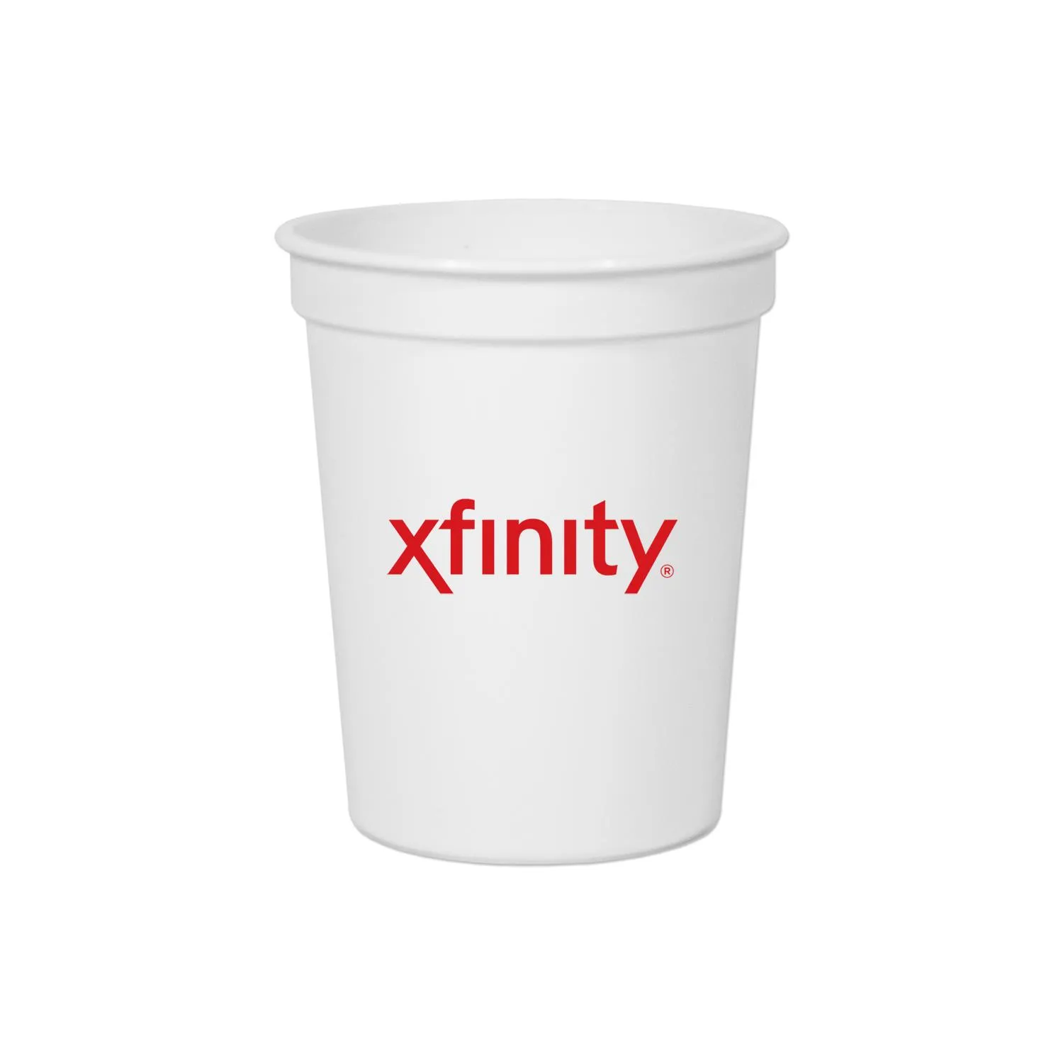 Stadium Cup Smooth White Polypropylene Souvenir - 16 oz