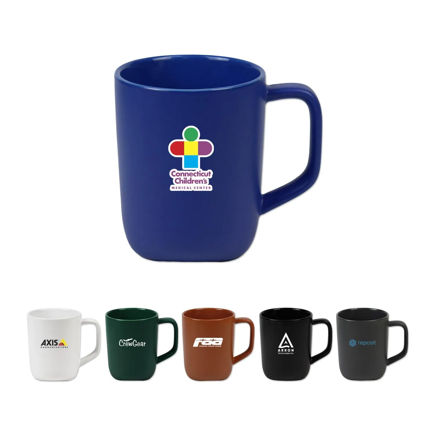 Ceramic Coffee Mug Stoneware Large Handle - 18 oz