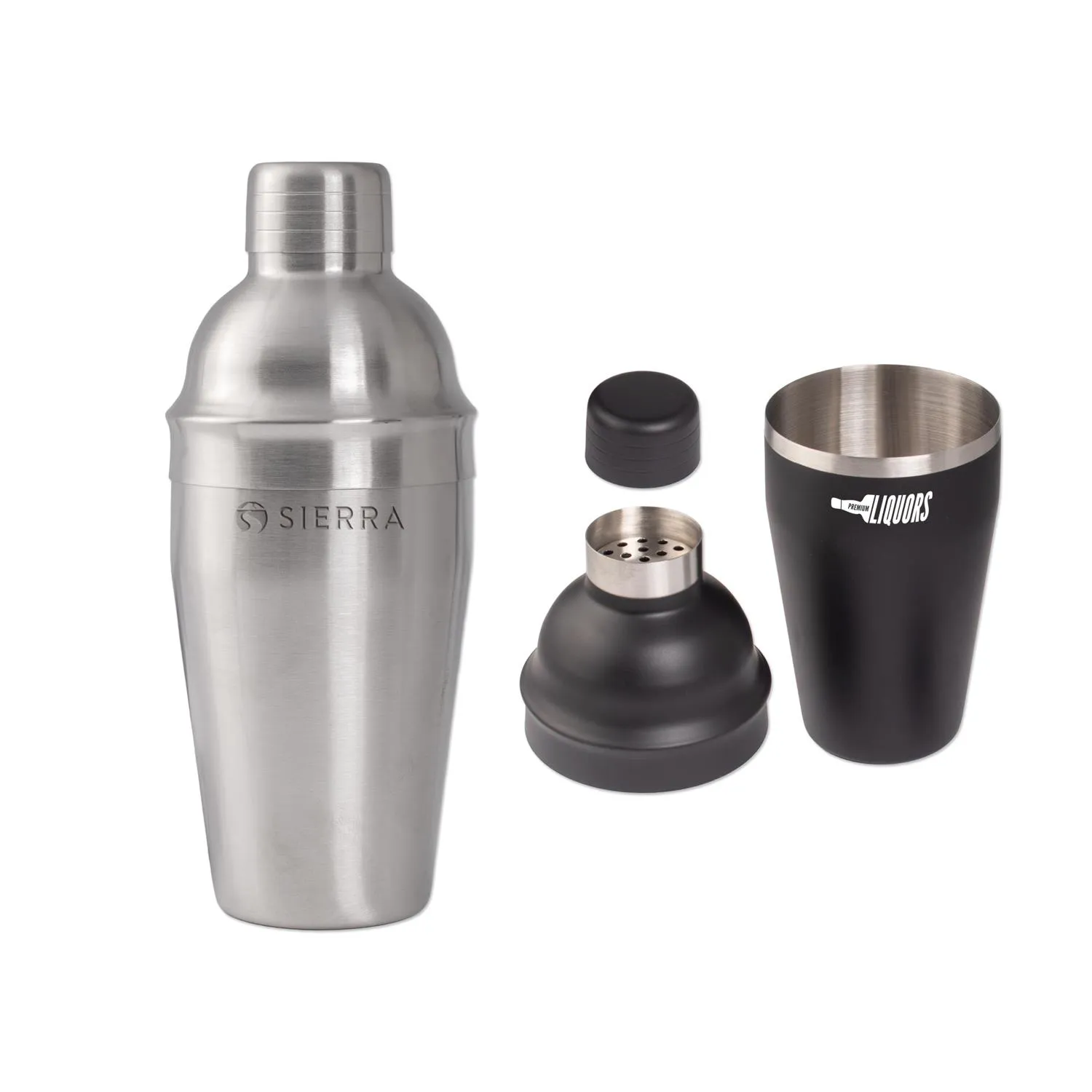 Cocktail Shaker Brushed Stainless Steel - 18 oz