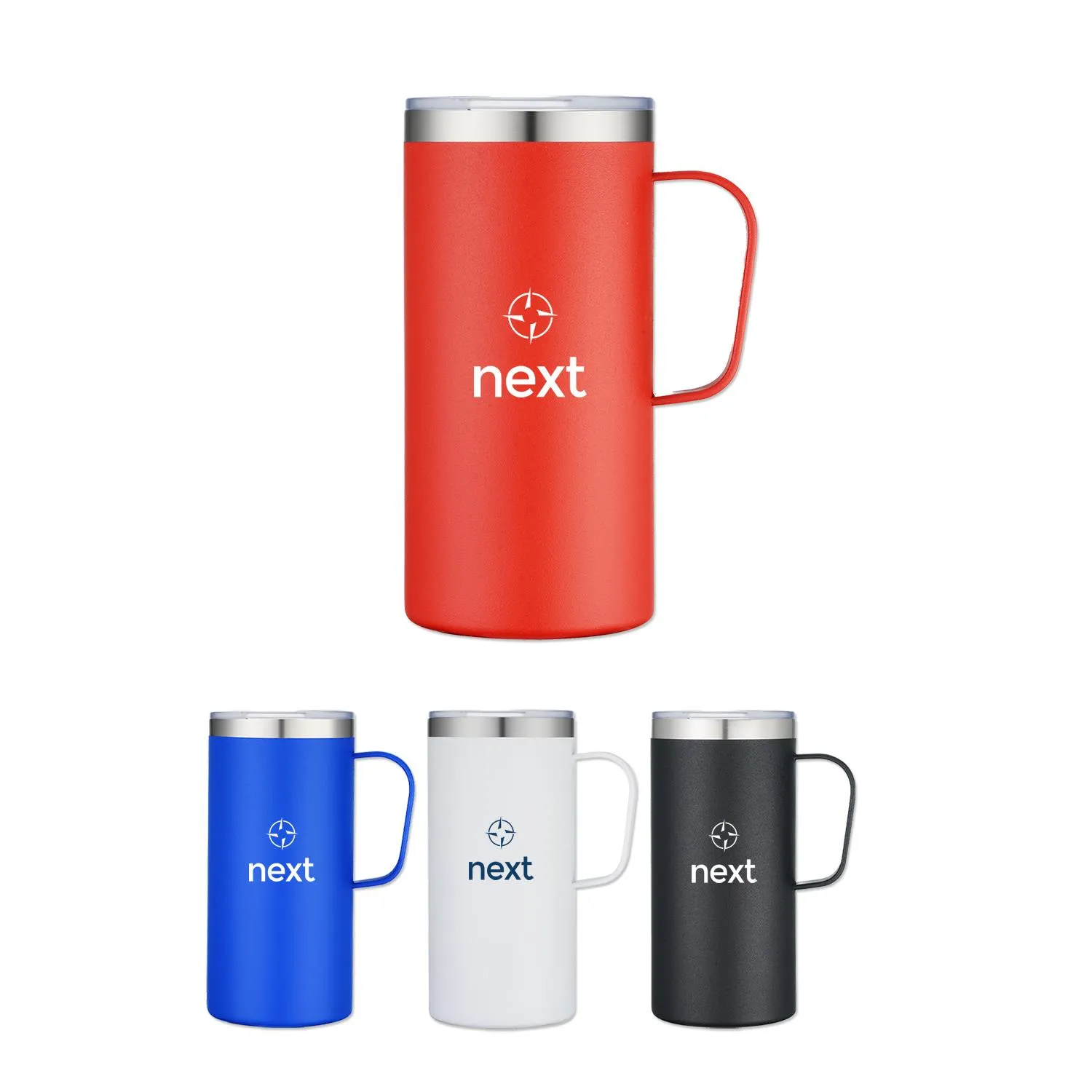 Camp Mug Vacuum Sealed Handle Stainless Steel - 20 oz