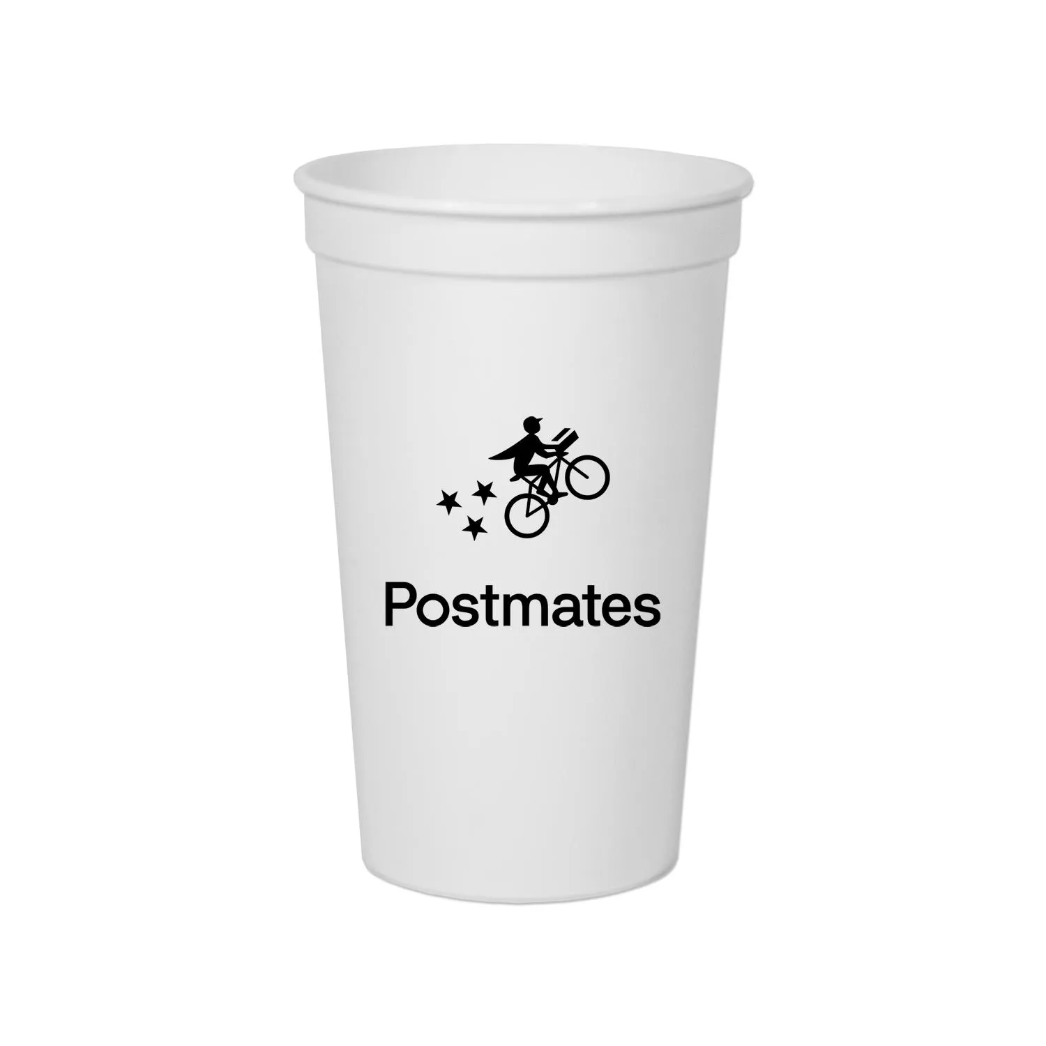 Stadium Cup Smooth White Polypropylene Reusable - 22 oz