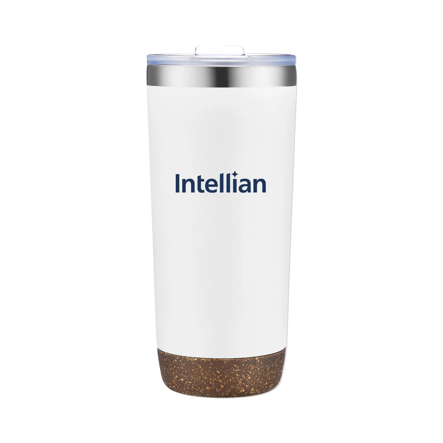 Vacuum Tumbler Cork Bottom Slide Lid Steel - 22 oz - product view 2