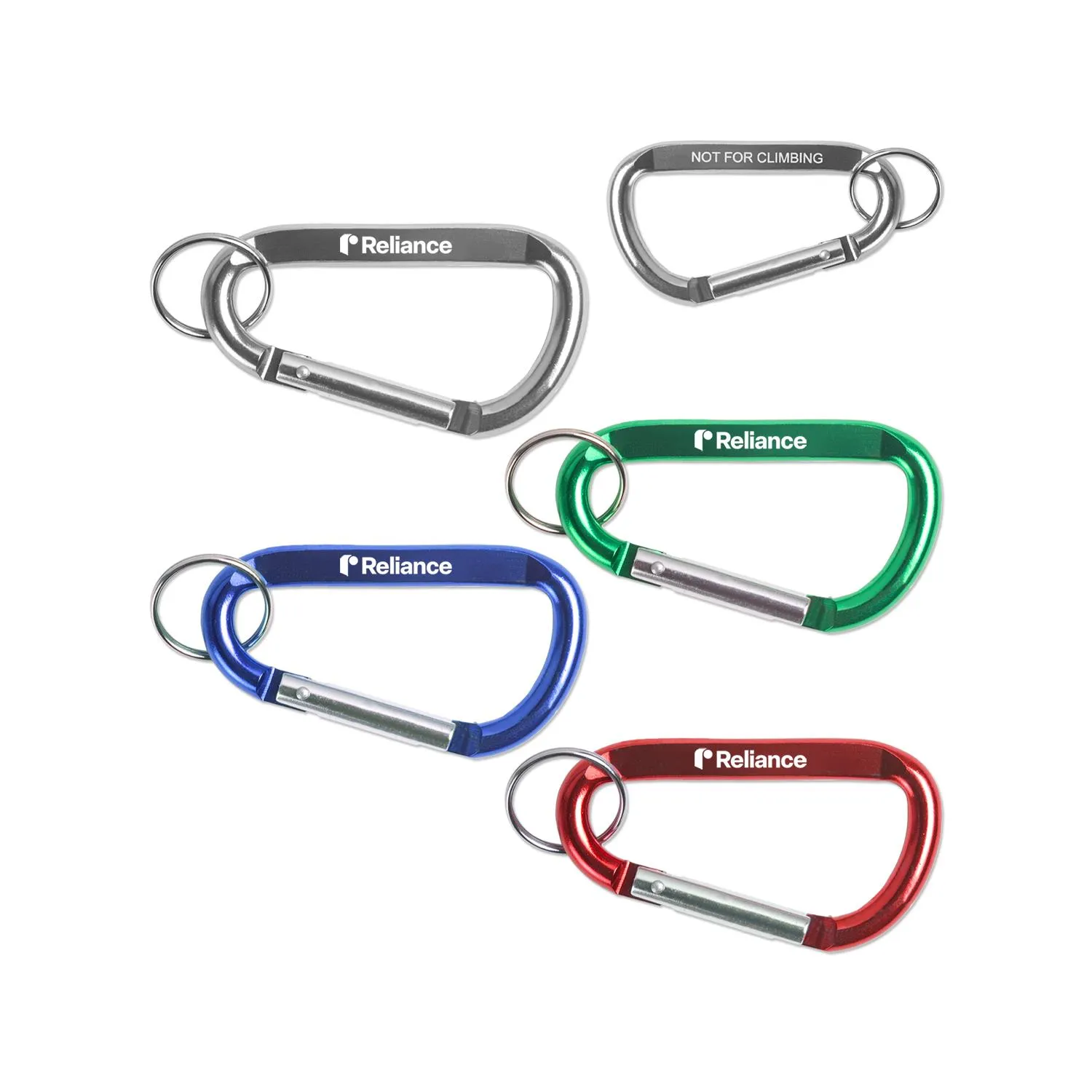 Custom Keychains Carabiner Style Silicone - 3 in