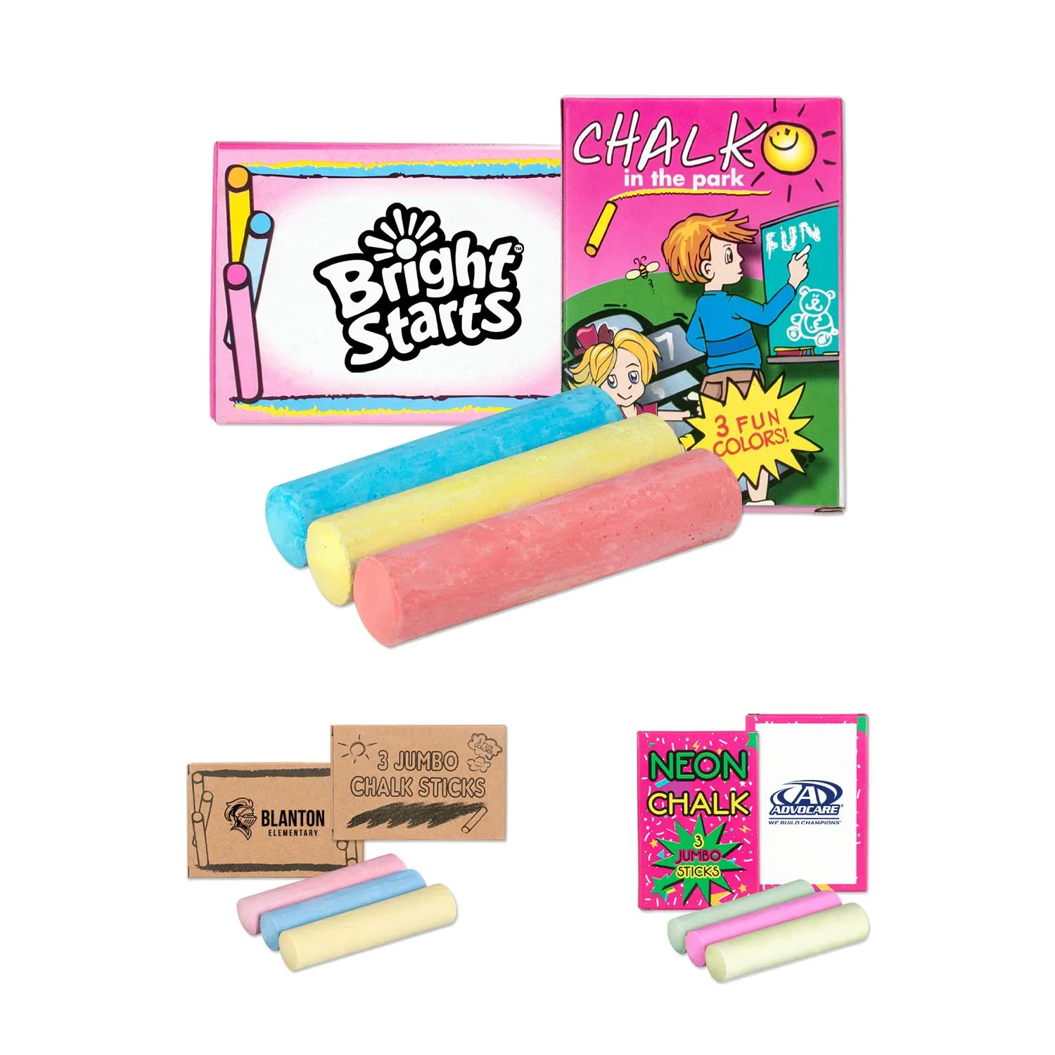 3 Pack Jumbo Chalk - product view 1