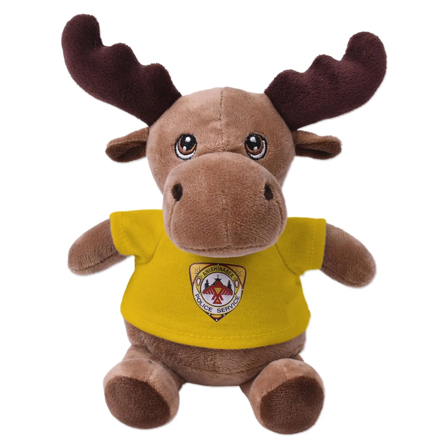 Moose Plush Toy Eco-Friendly Recycled Polyester - 6 in - product view 13
