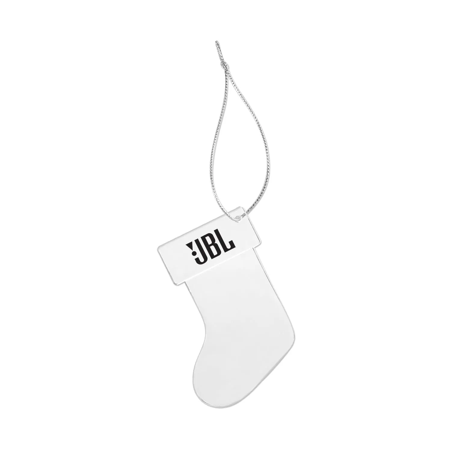 Stocking Ornament Clear Acrylic Holiday Decoration