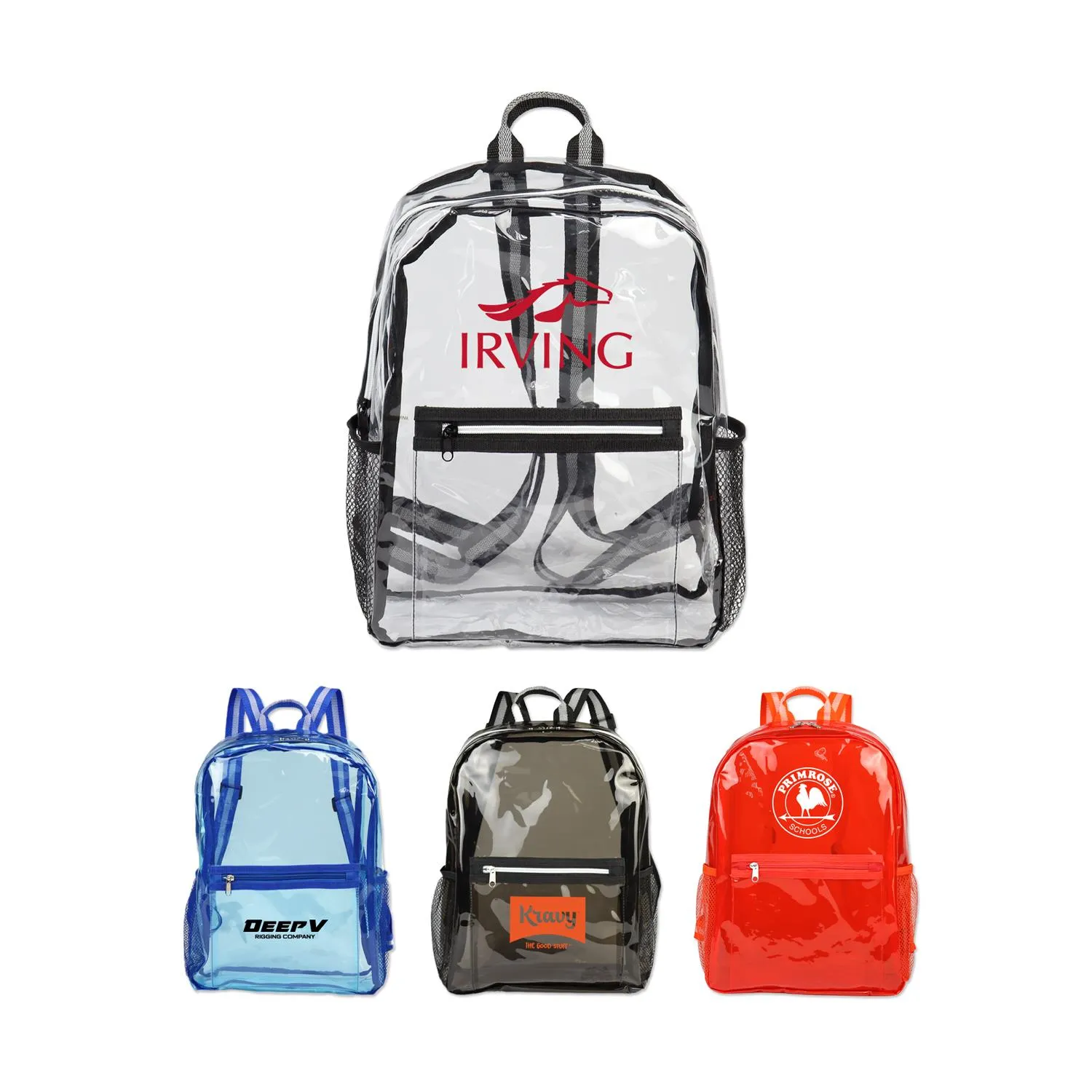 Clear Backpack TPU Material Stadium Event Approved