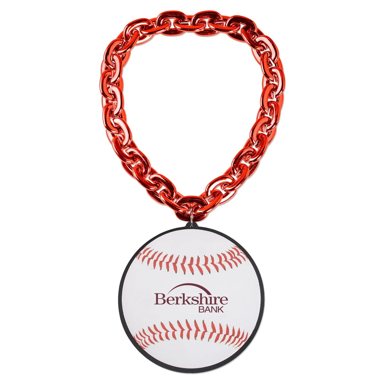 Baseball EVA Medallion Jumbo Chain Sports Award - 7.5 in
