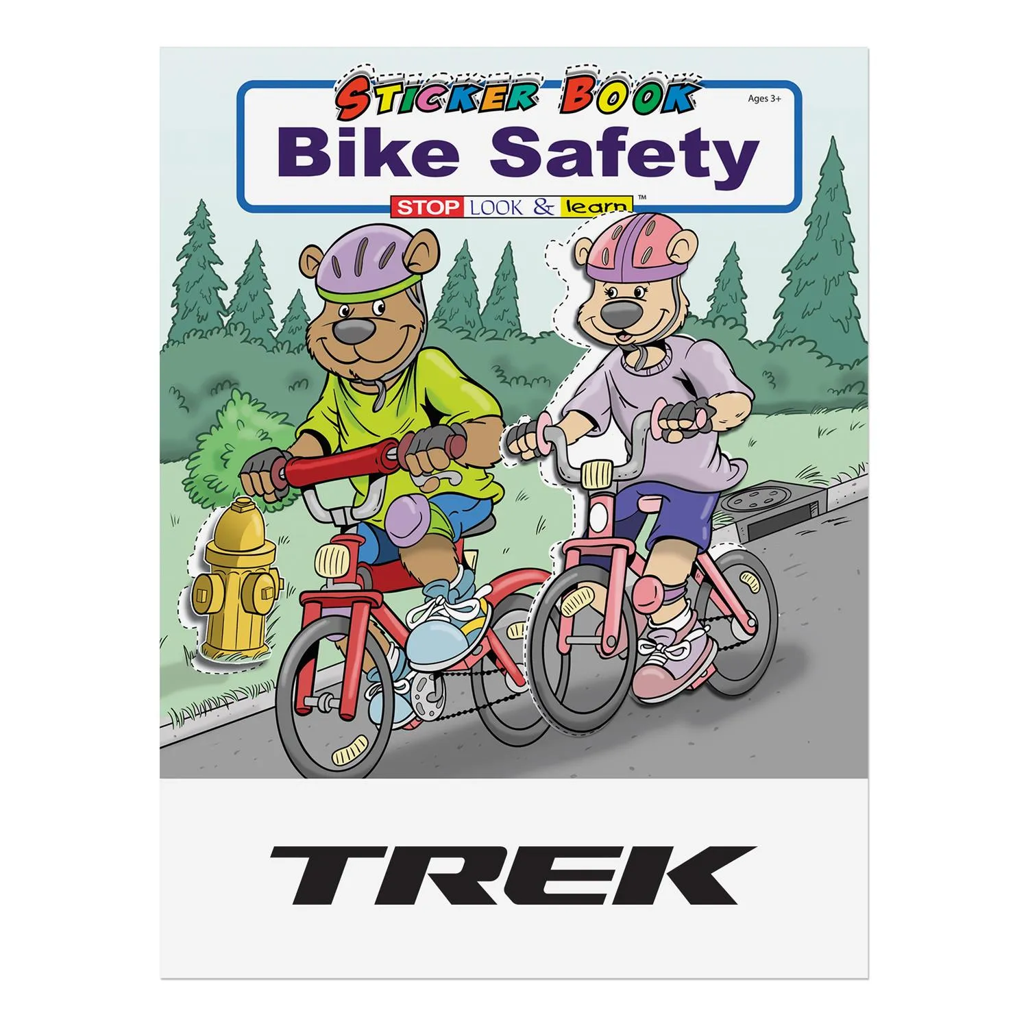 Bike Safety Stickers Book Educational Activity Children