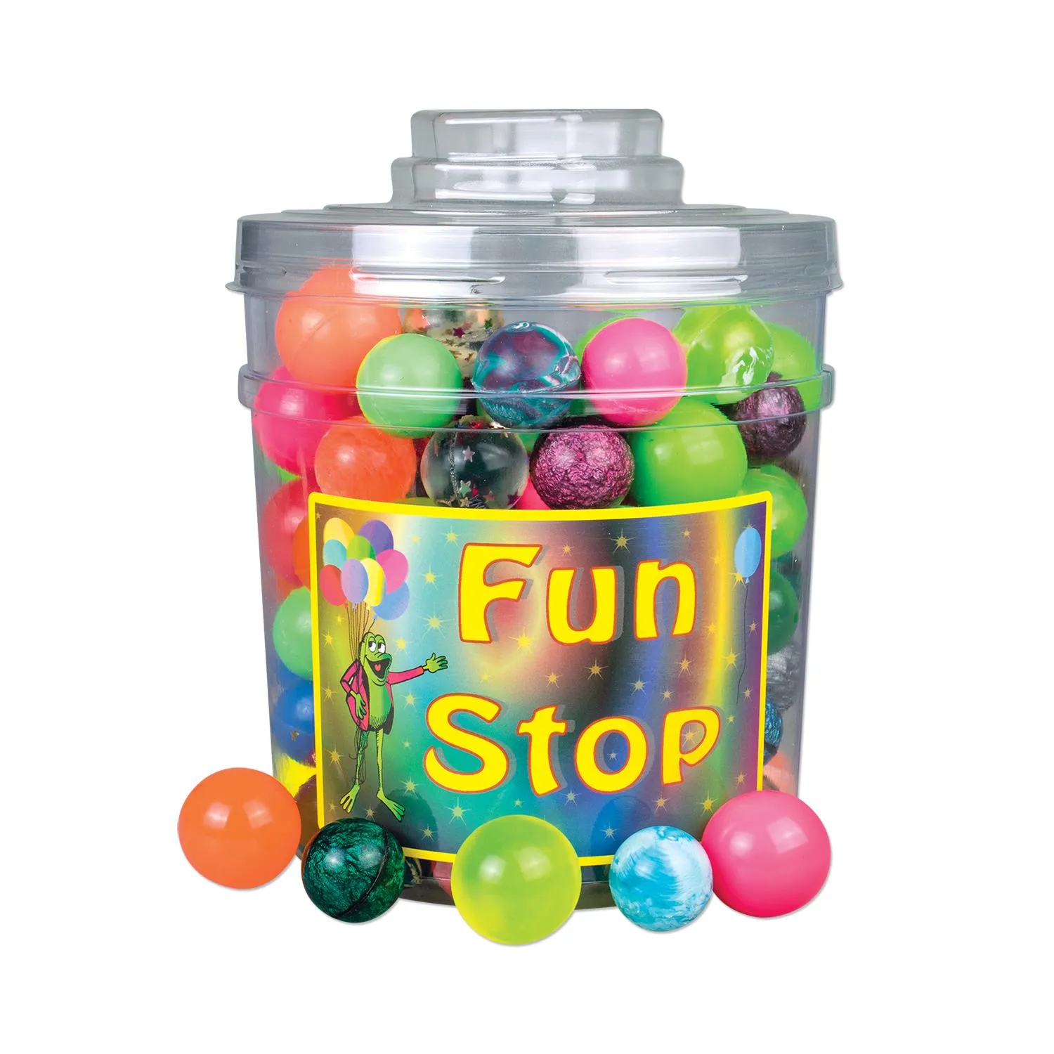 Bouncing Ball Mix Assorted Styles Colors (132 Pack)