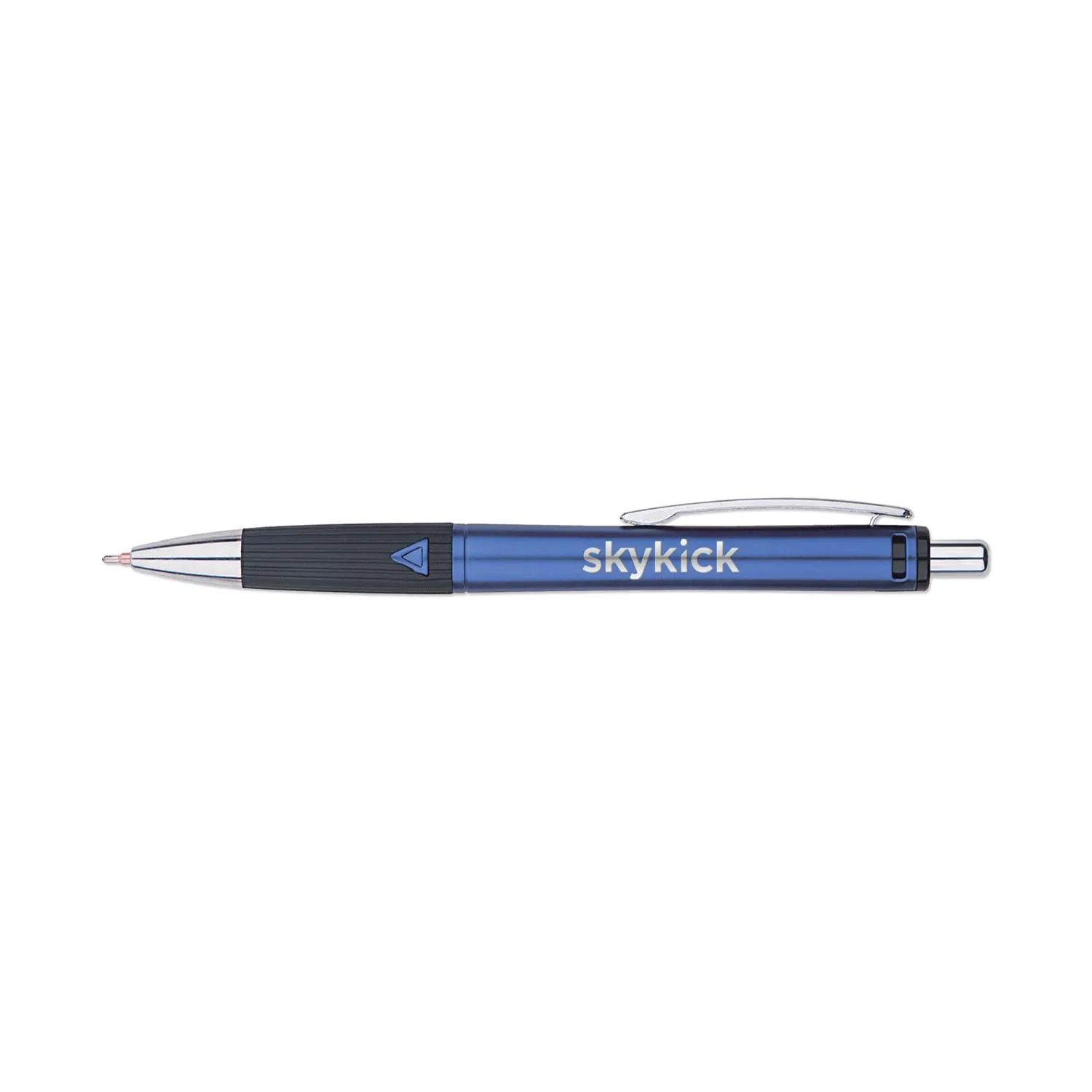 Gel Pen Retractable Matte Barrel Ribbed Rubber Grip - product view 2