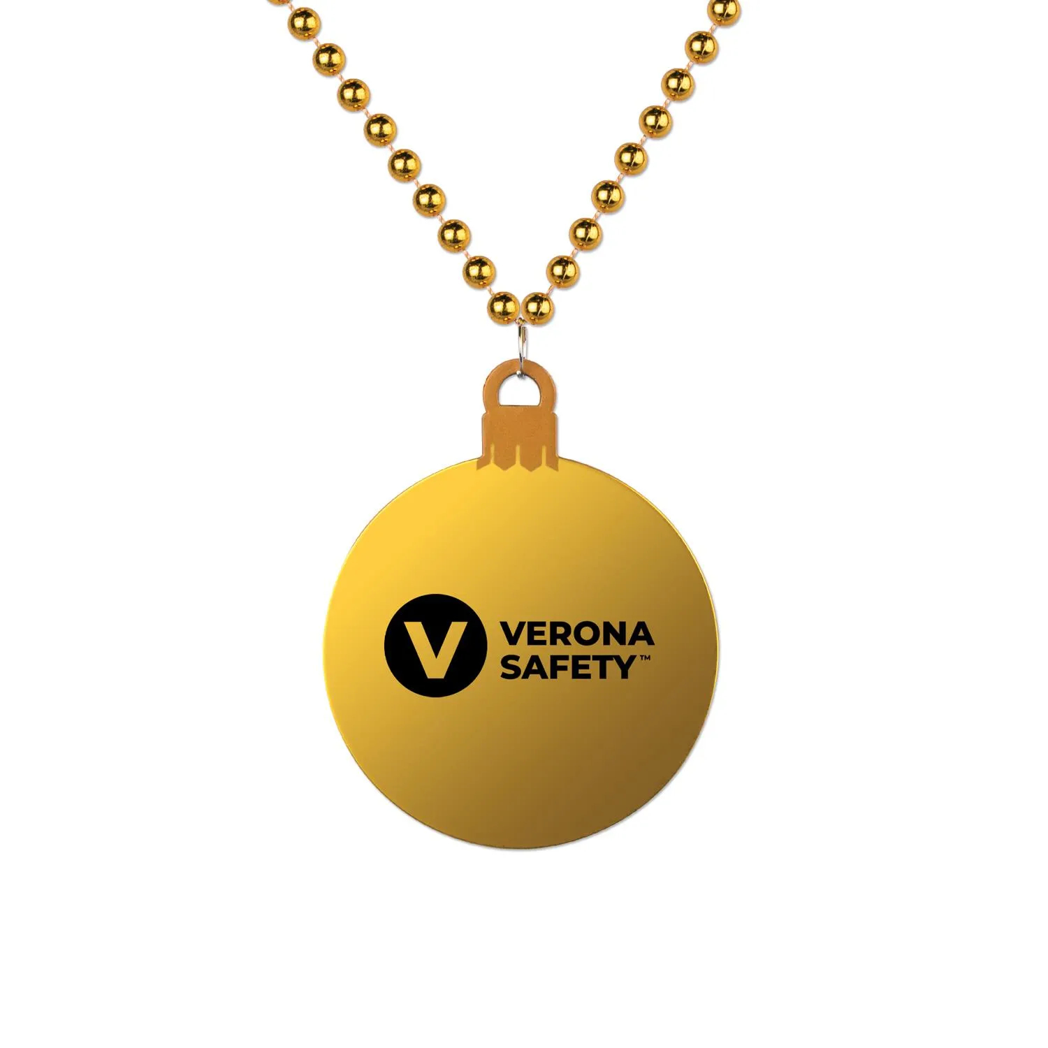 Christmas Ornament Medallion Flat Plastic Beads