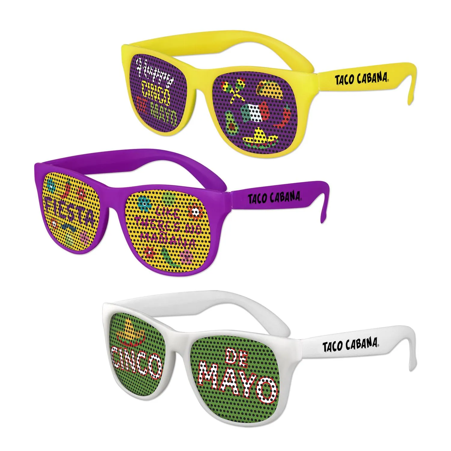 Cinco de Mayo Pinhole Sunglasses Art Design