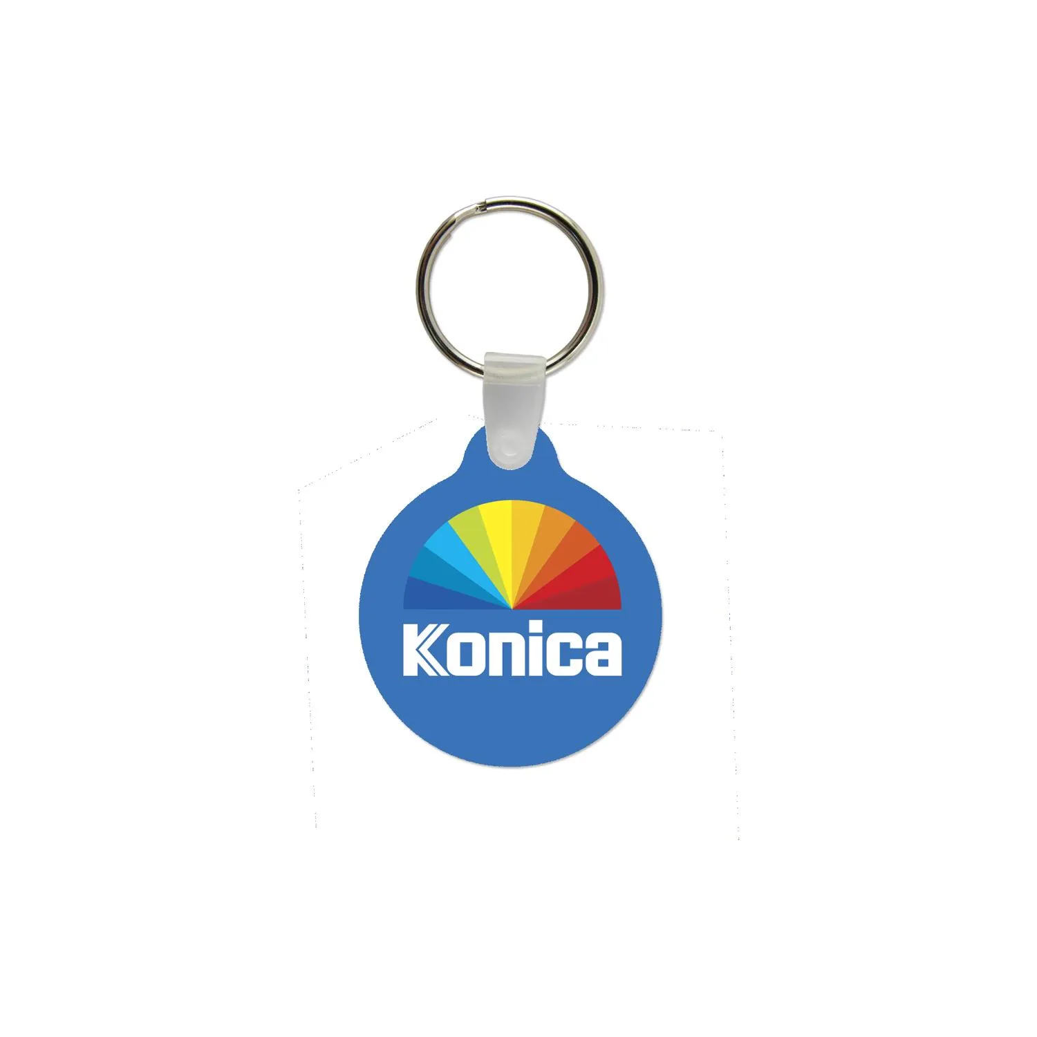 Custom Keychains Circle Vinyl USA Made Full Color