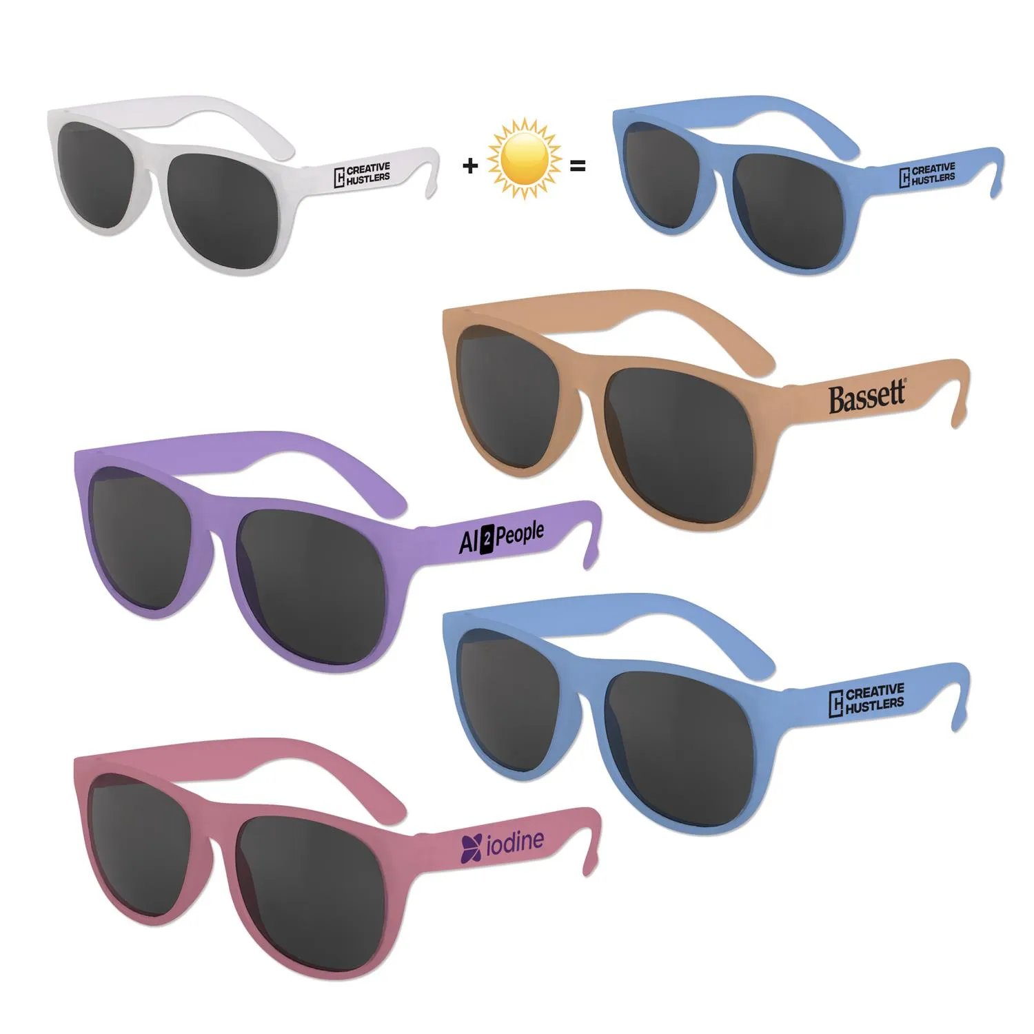 Color Changing Sunglasses Classic Frame UV Activated