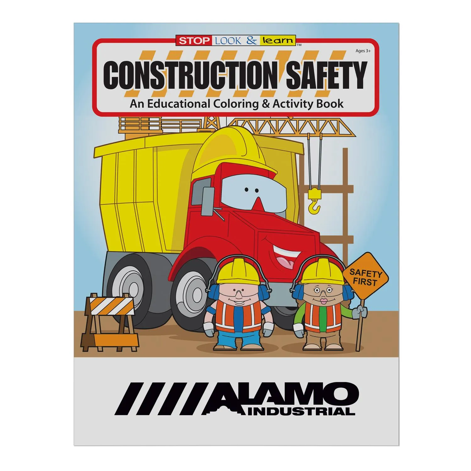 Construction Safety Coloring Book Educational Kids