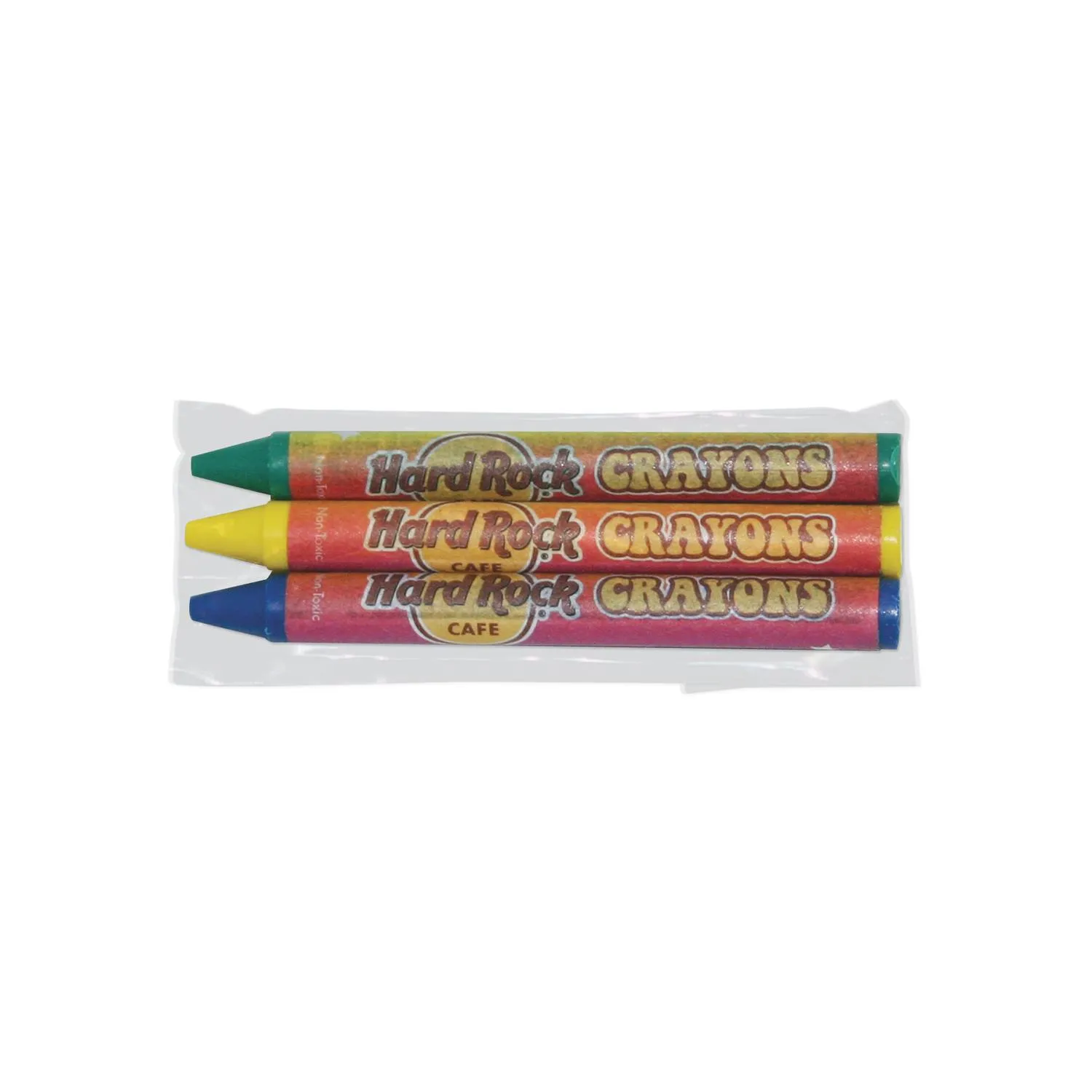 Crayons Custom Wrapper 3 Pack Cello Wrapped Colors