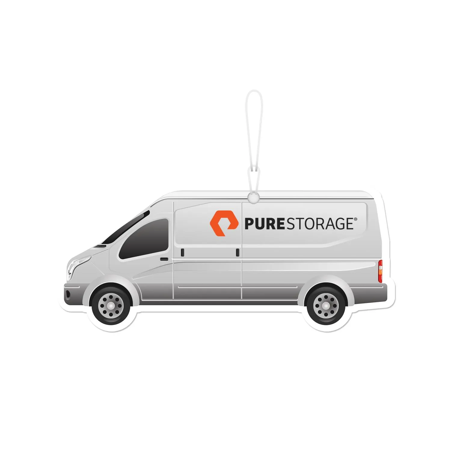 Delivery Van Air Freshener Stock Design Cardboard