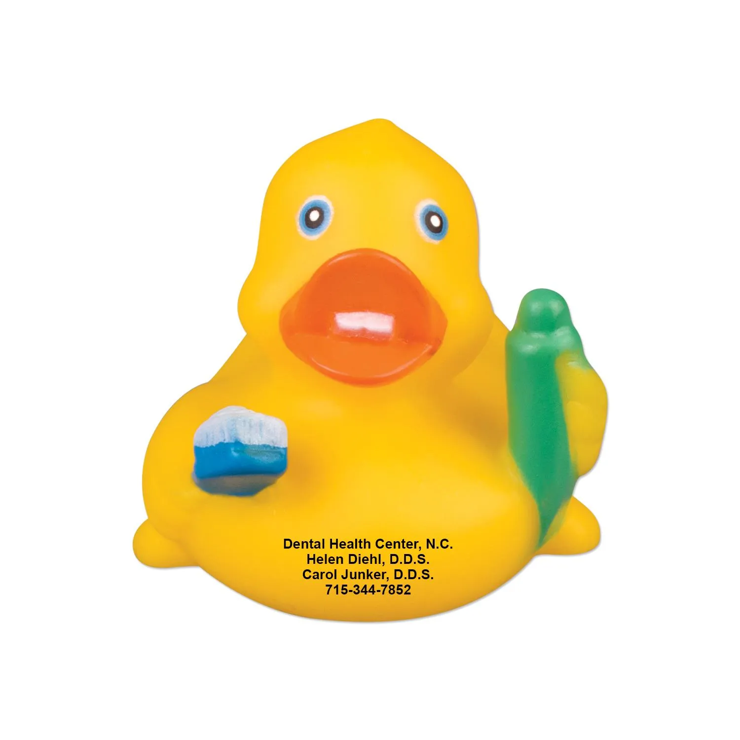 Dental Duck Rubber Bath Toy Floating Promotional