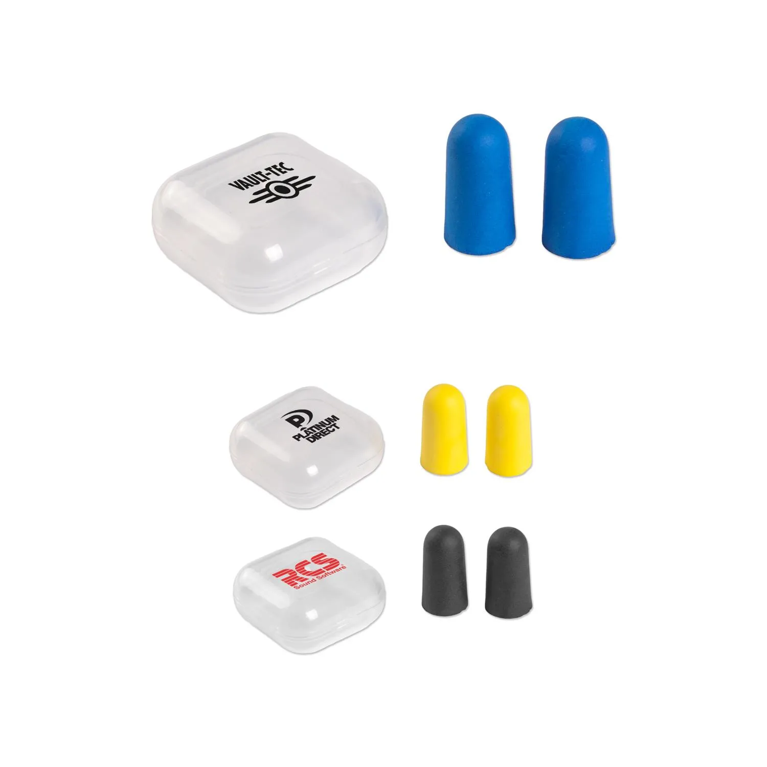 Ear Plugs Compact Case Microfiber Portable