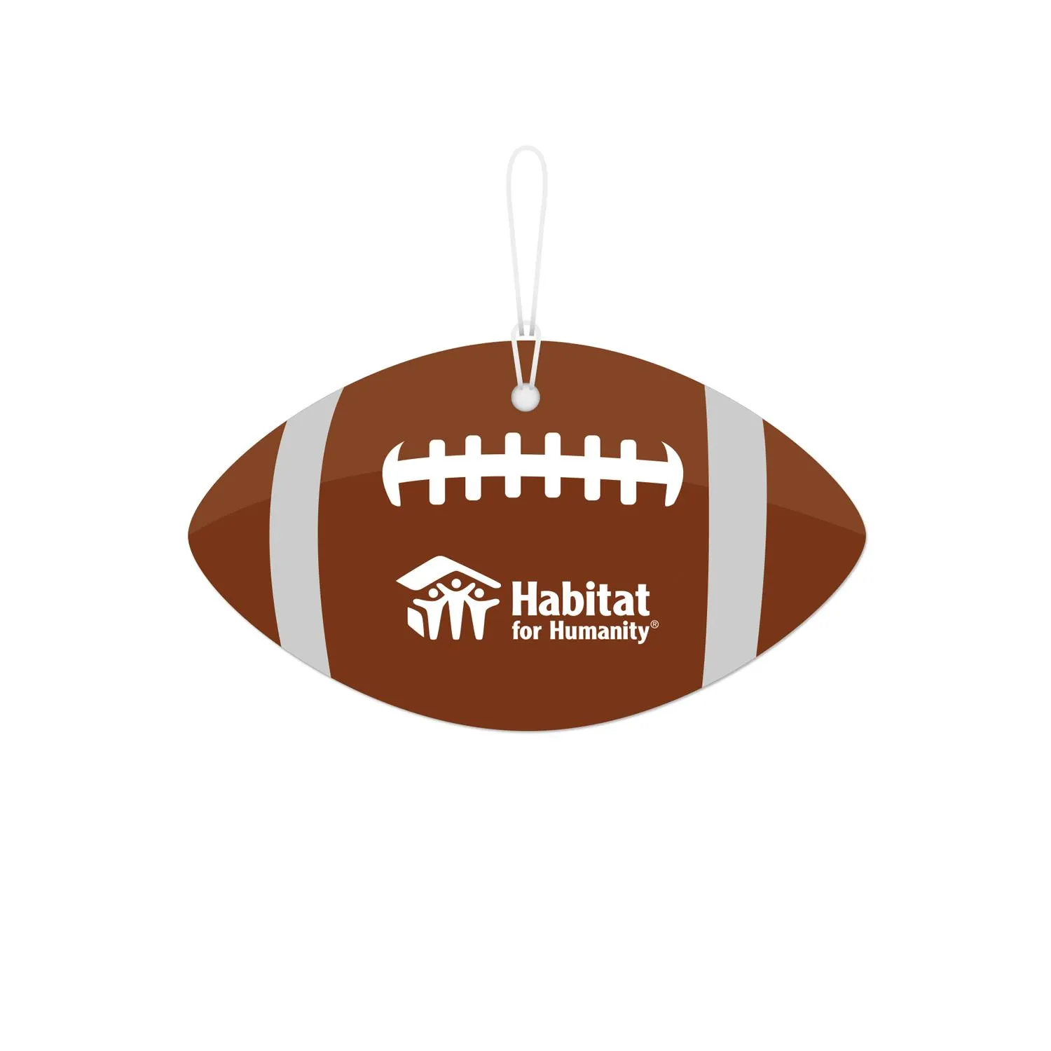 Air Freshener Football Shape Custom Cardboard Scented