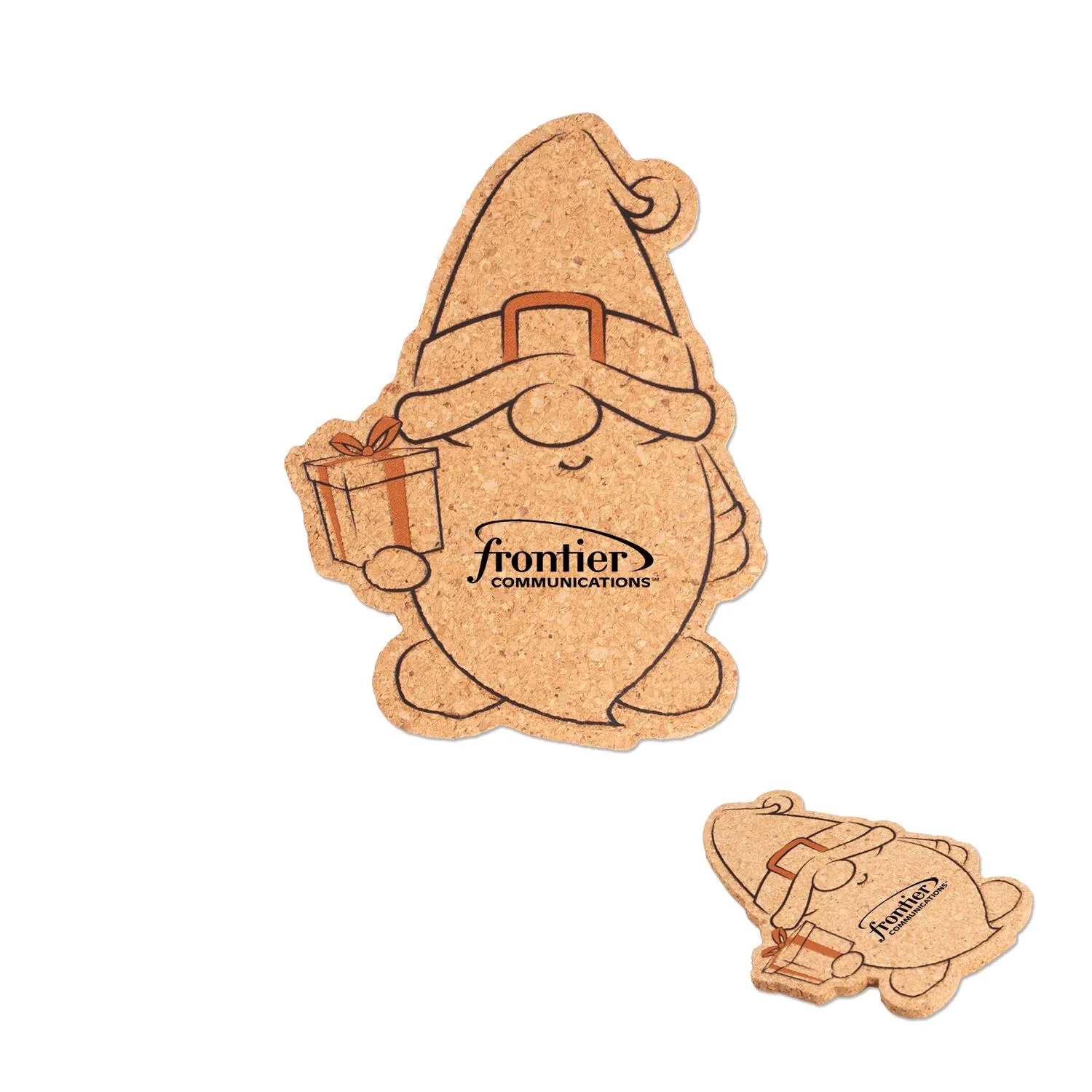Gnome Shaped Coaster Silicone Holiday Themed