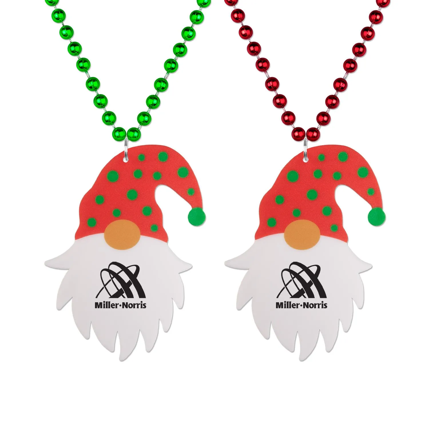 Gnome Medallion Bead Necklace Silicone Charm