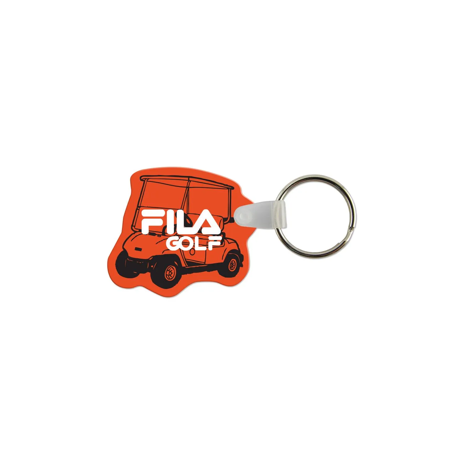 Golf Cart Keychain Vinyl USA Made Full Color