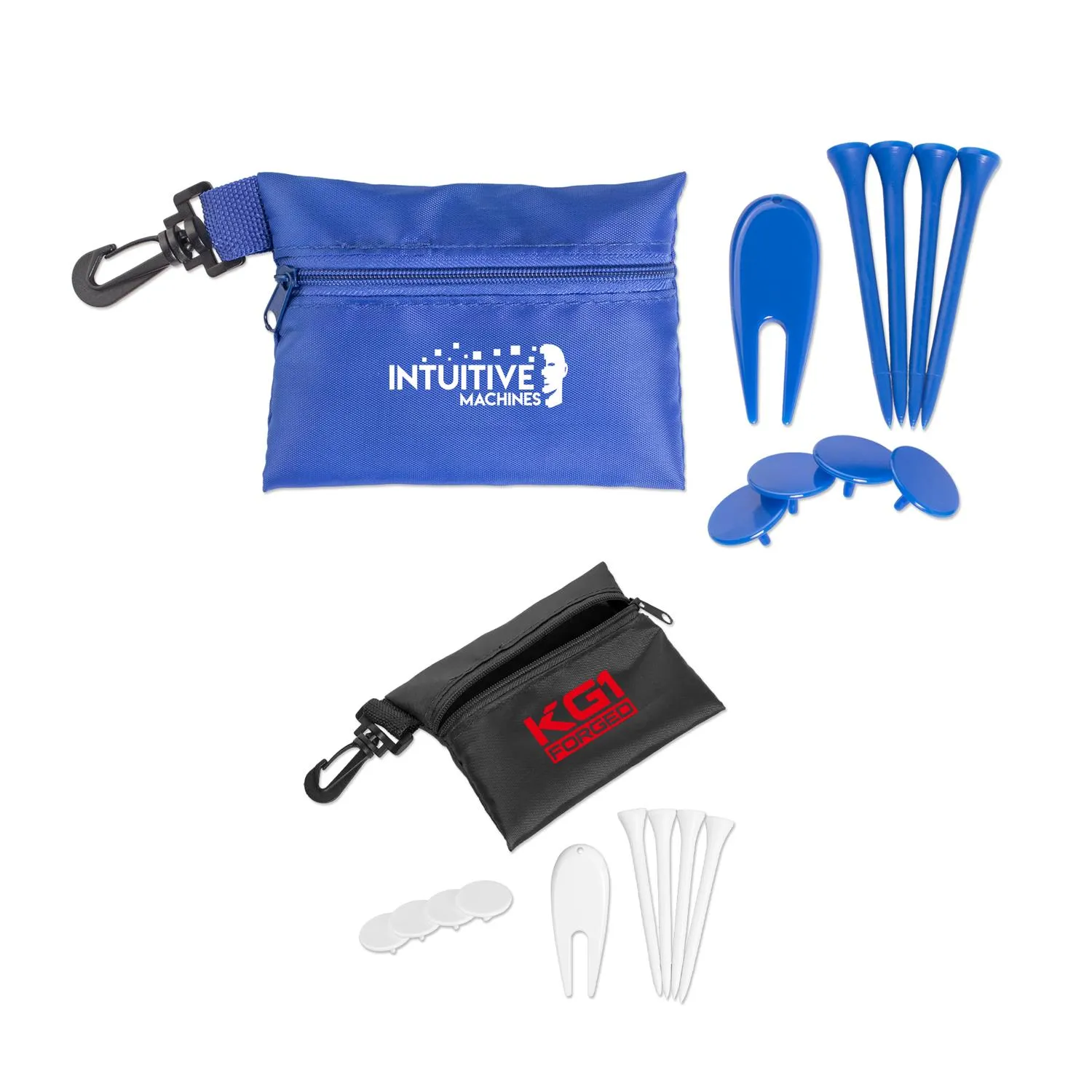 Golf Kit Pouch Nylon Divot Tool Tees Markers