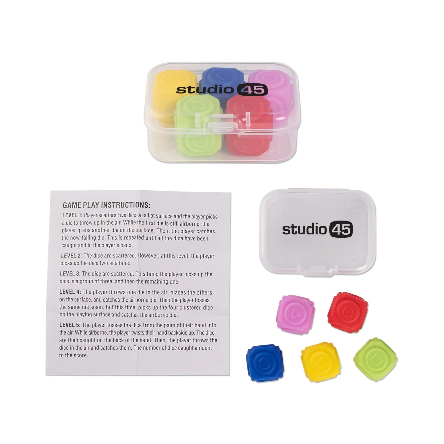 Gonggi Game Set Korean Jacks Silicone Traditional