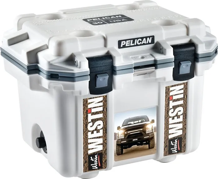 Pelican™ 30QT Cooler WHITE