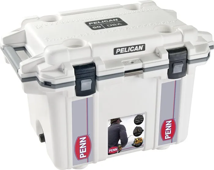 Pelican™ 50QT Cooler WHITE