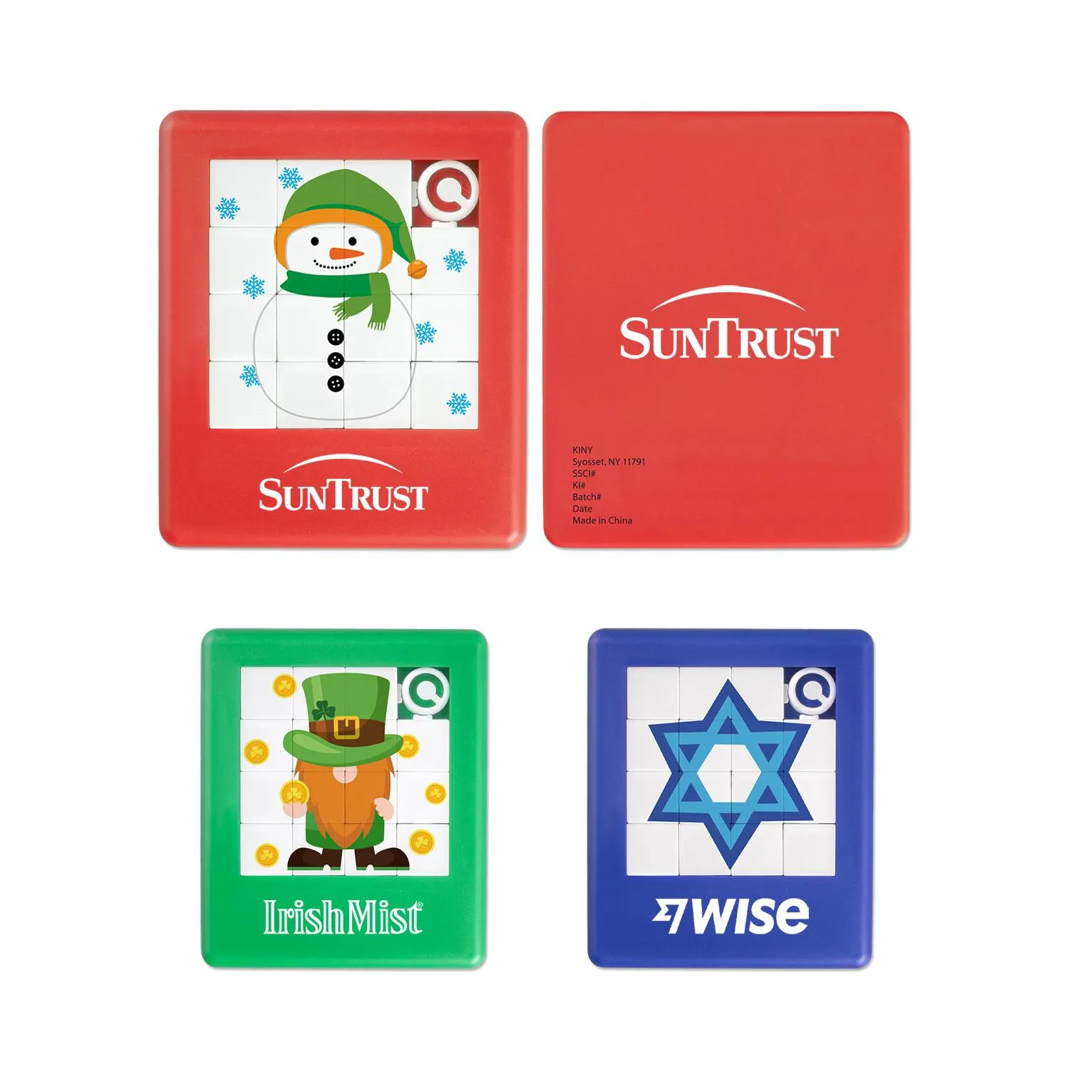 Slide Puzzle Holiday Theme Kid Friendly - 3.5 in