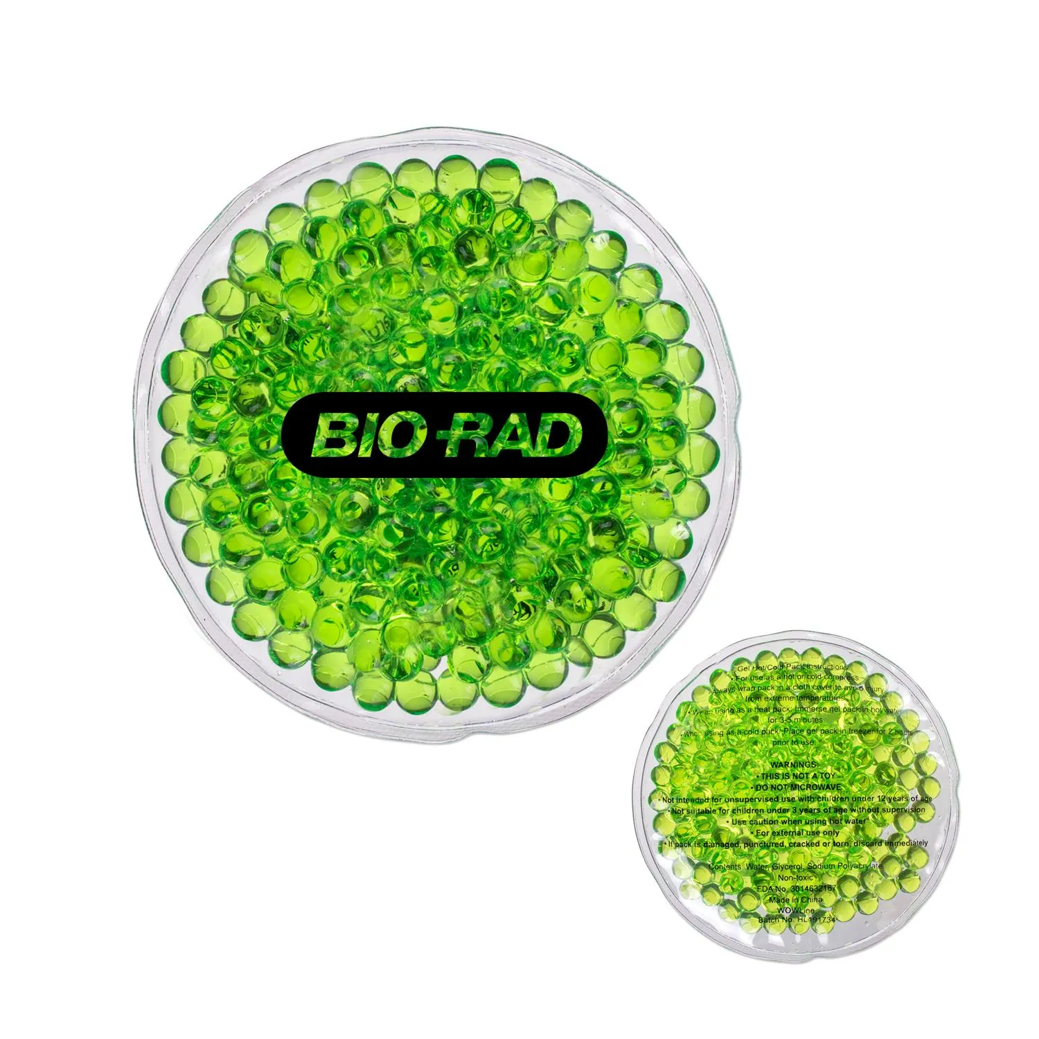 Hot Cold Gel Pack Round Silicone Pain Relief Beads - product view 3