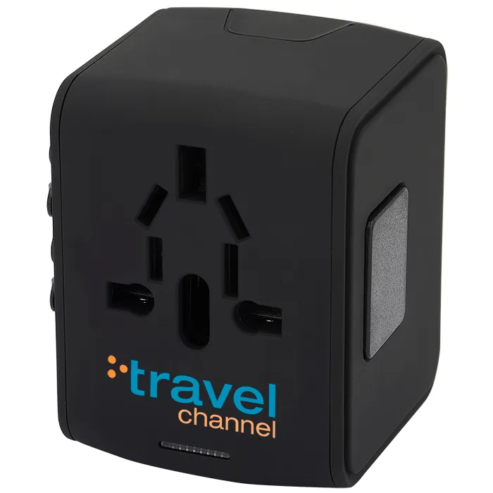Universal Travel 4 USB Port Adapter - product view 2