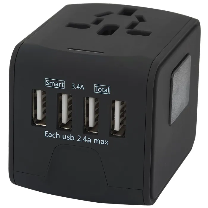 Universal Travel 4 USB Port Adapter - product view 6