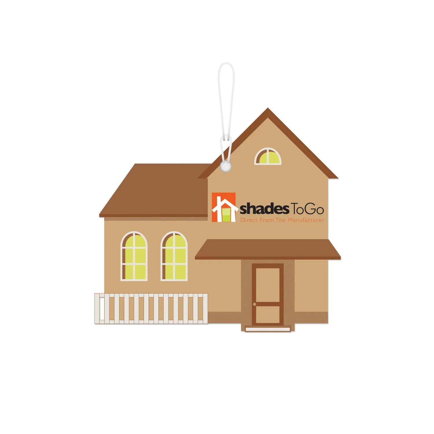 House Shaped Air Freshener Cardboard Stock Long Lasting