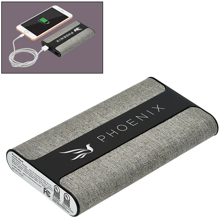 UL Certified Channel Power Bank – 8000 mAh