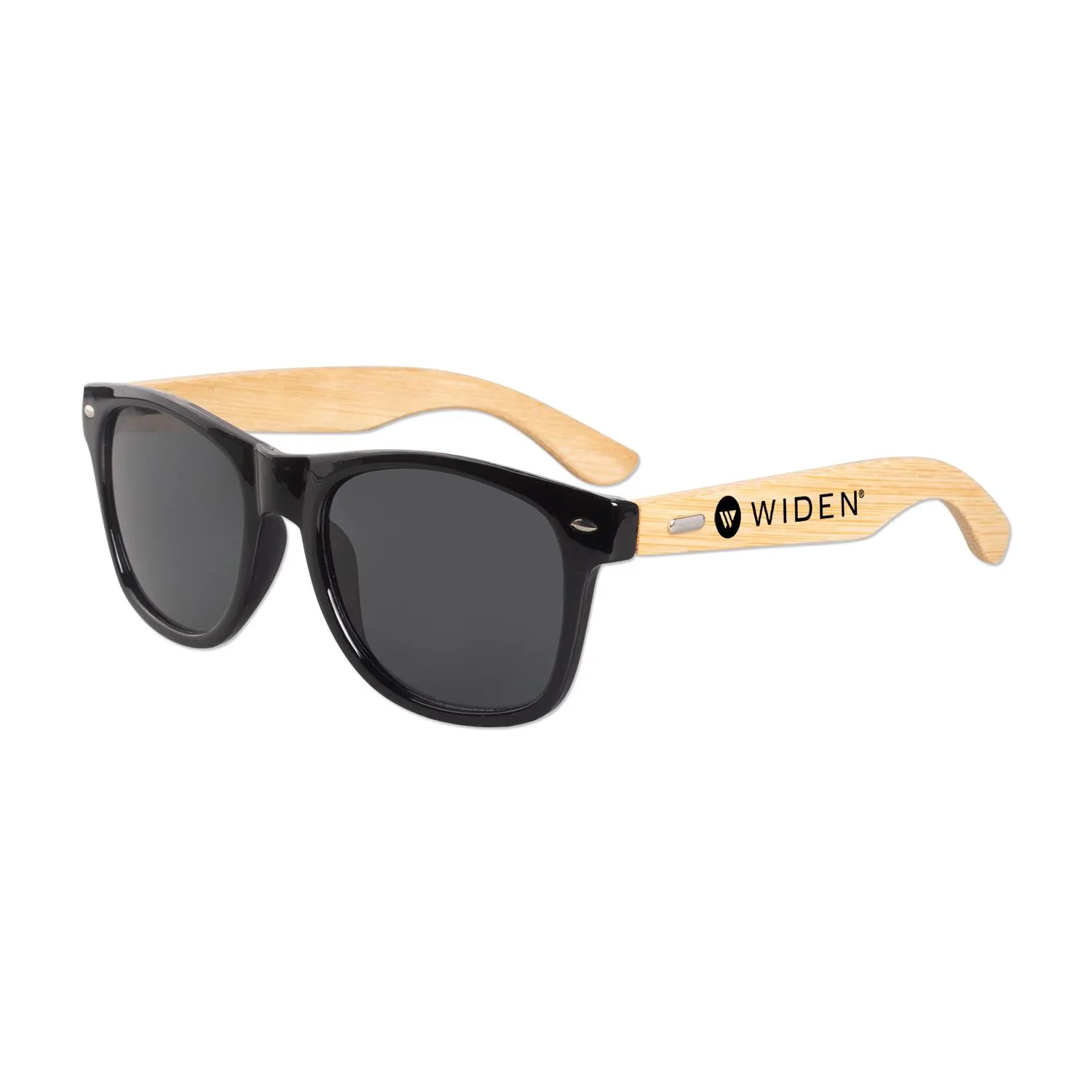 Bamboo Arm Sunglasses Black Frame Renewable Resource