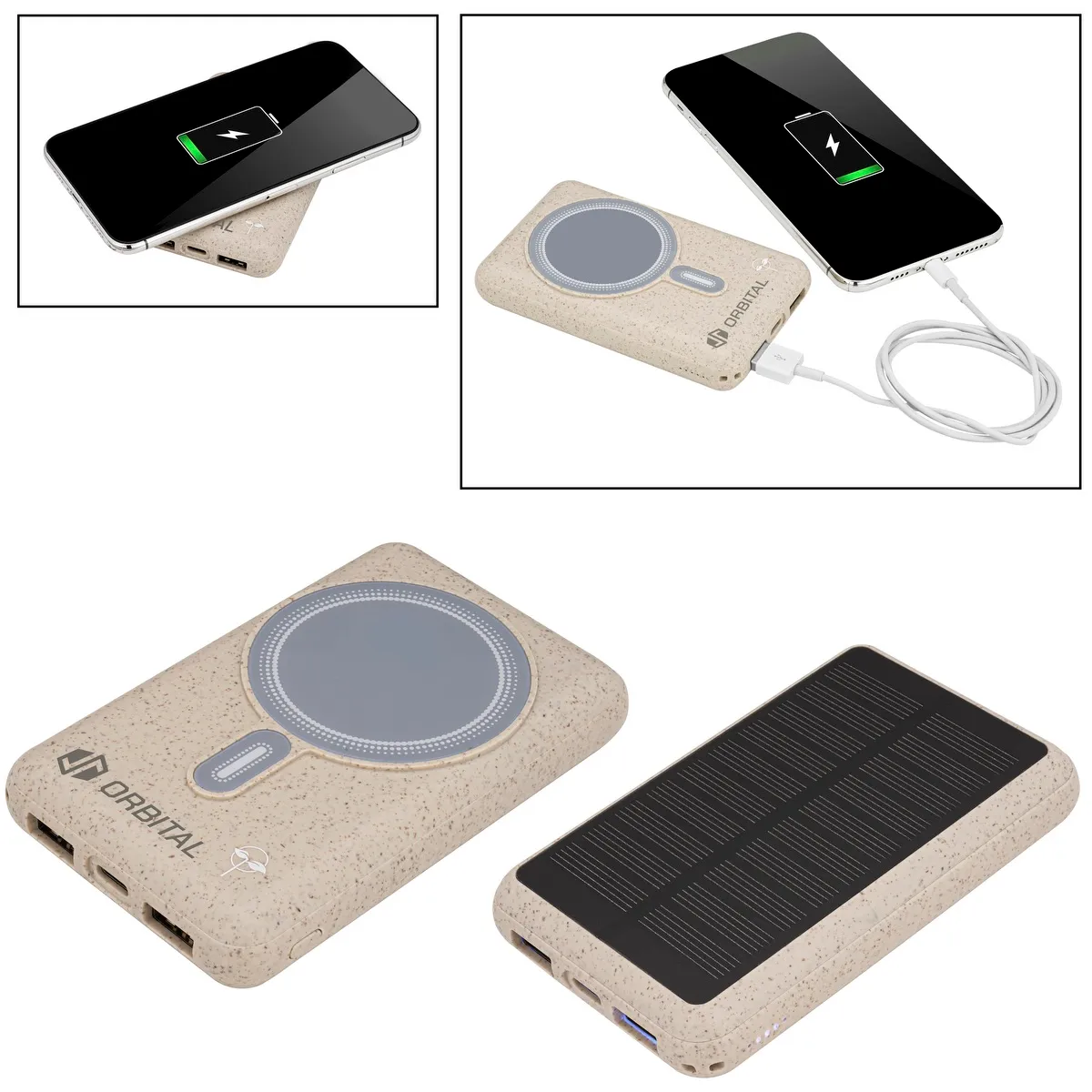 EarthTrendz™ Solar / Magnetic Wireless Power Bank