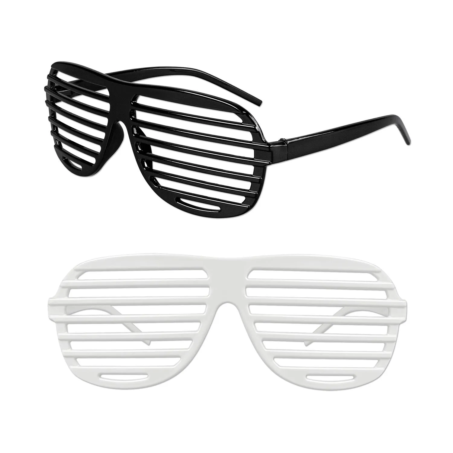 Sunglasses Black White Retro Style Adult (12 Pack)