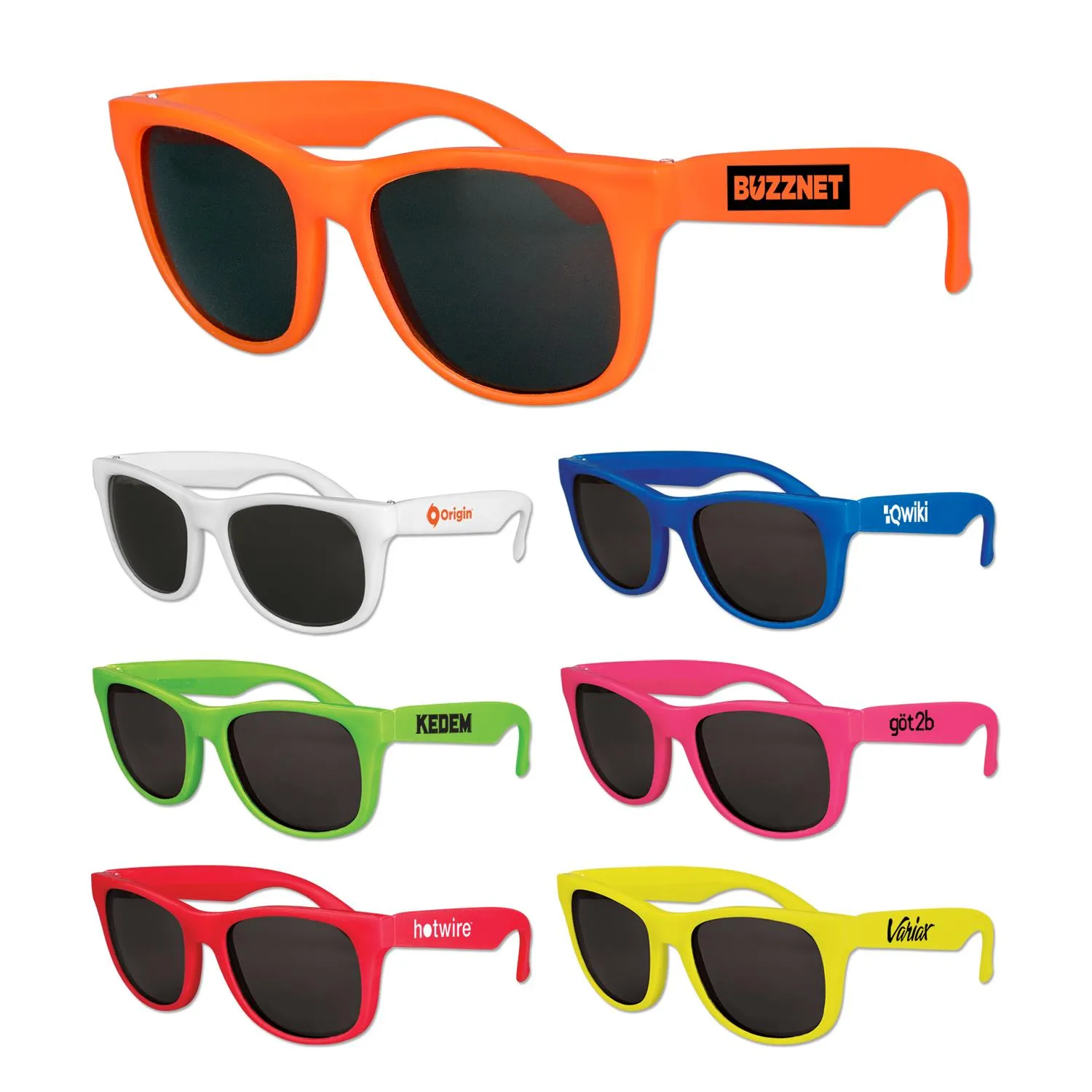 Kids Sunglasses Classic Solid Color UV400 Protection